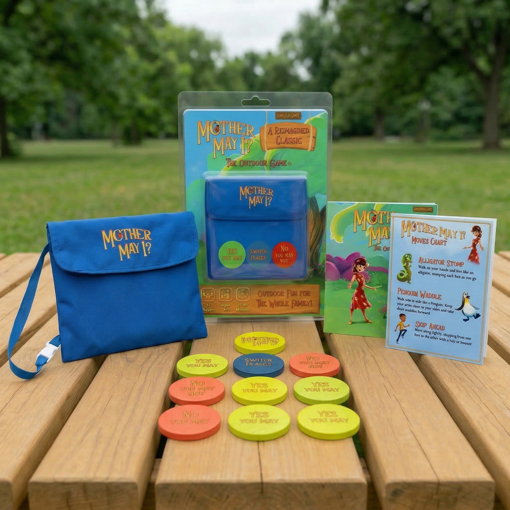 Mother May I? Bundle - Board Game & Outdoor Game + Standalone Outdoor Game